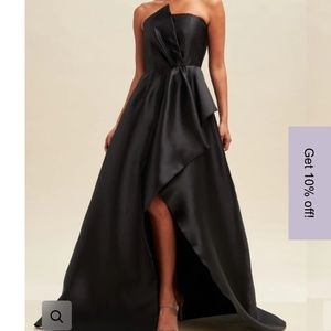 Strapless Formal Gown